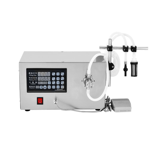 Небольшая автоматическая машина для розлива жидкостей Настольная машина для розлива с магнитным насосом