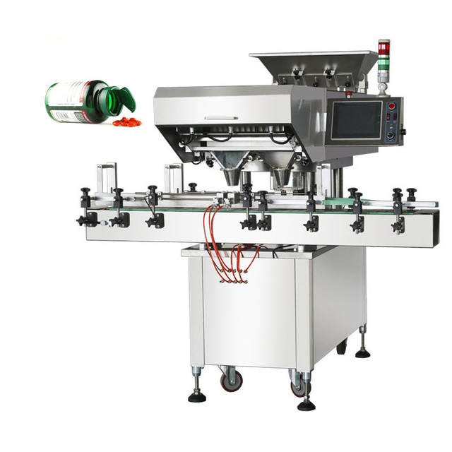 8-полосная фармацевтическая электронная полностью автоматическая машина для подсчета таблеток в капсулах